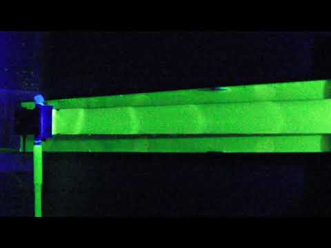 Soliton waves of a reservoir computer (experiment)