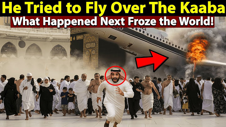 He Tried to Fly Over the Kaaba — What Happened Next Froze the World