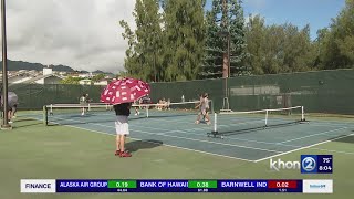 Celebrating Pickleball month at Ewa Mahiko