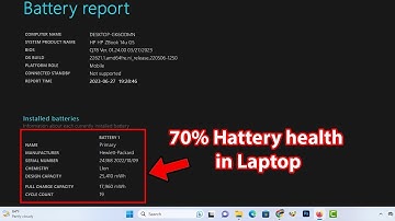 🔋 How to Check Battery Health on Windows 11 - Quick and Easy Guide!