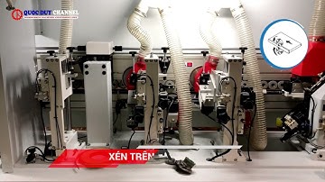 Máy Dán Cạnh Nghiêng Thẳng Giá Rẻ COMBINE 12 | Máy Dán Chỉ Nghiêng 45 Độ | Quốc Duy