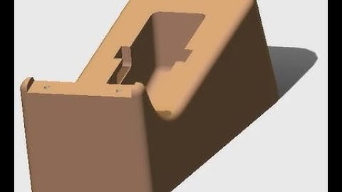 SolidWorks Tutorial: Tape Dispenser