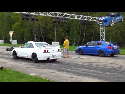 Subaru impreza vs Nissan skyline vs Audi RS 4 and ... (Its Drag Racing) [№2]