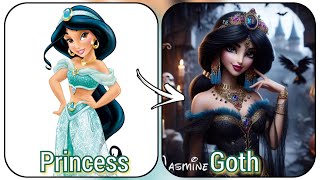 Disney Princesses As Goth #disney #princess #goth #newlook