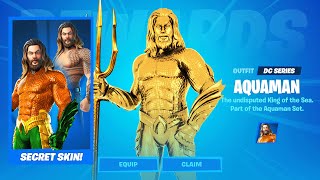 UNLOCKING Aquaman Skin FREE in Fortnite Chapter 2 Season 3 Week 1 - Week 4! All Weeks Guide!