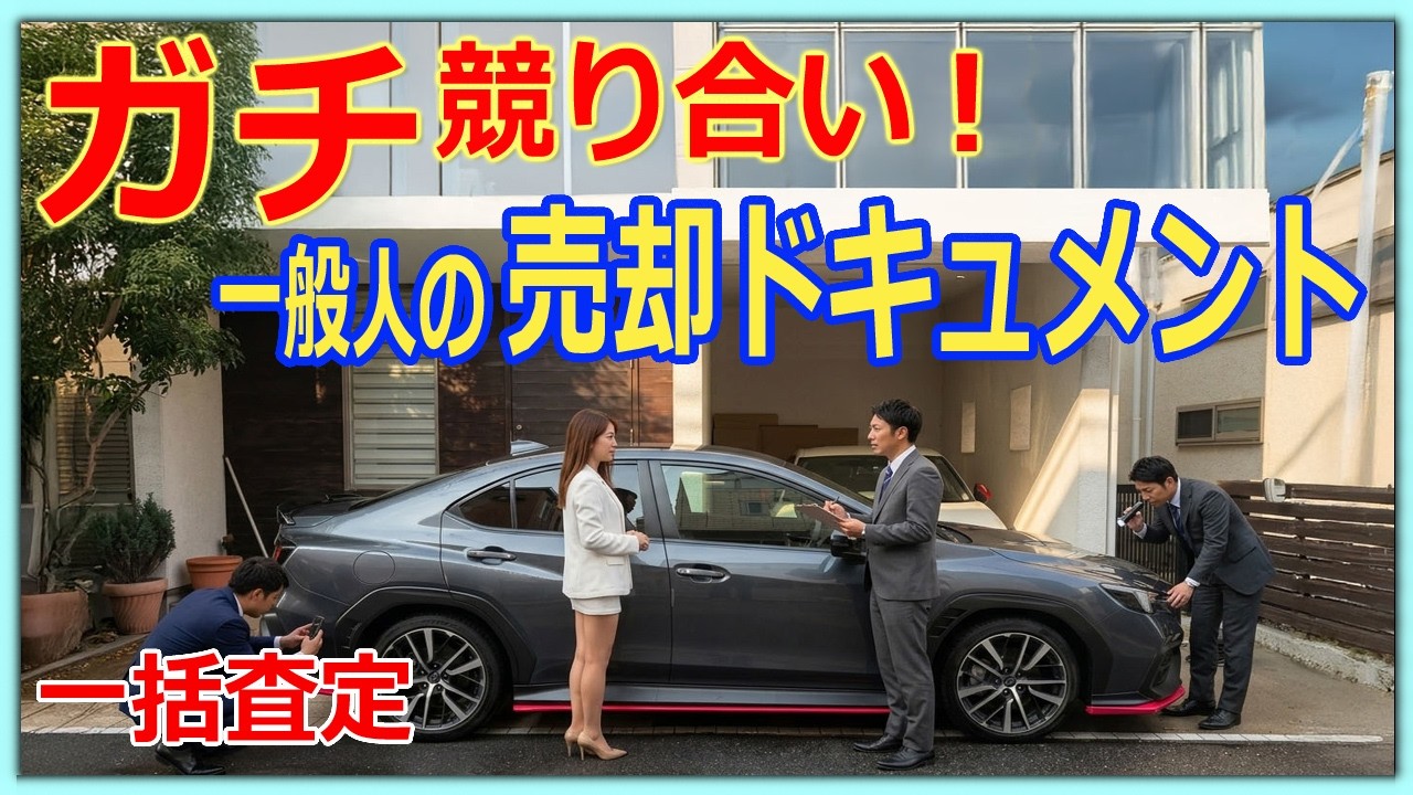 【車一括査定】中古車を高く売るドキュメント実録。MOTAでWRX S4を売却