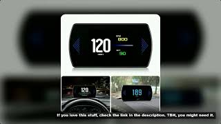 P12 Speedometer Tachometer OBD Car HUD Head Up Display Car Digital Speed Projector On-Board Computer