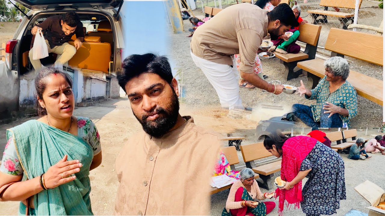 Mataji k darshan karne k liye gaye or Sanath ashram me sab ko sath dabeli khilayi 