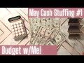 May 2021 Cash Envelope and Sinking Funds Stuffing #1 | Low Income | Dave Ramsey Inspired