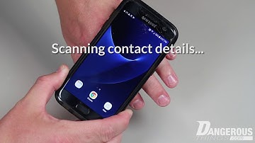 Sharing information by scanning an NFC chip implant