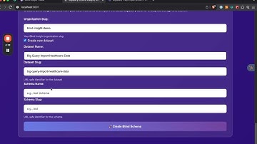 Blind Insight Big Query Integration Demo