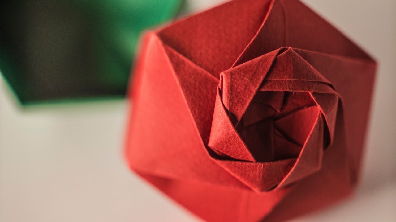 Valentines Day Origami Hexagonal T Box Engagement Ring Box Youtube