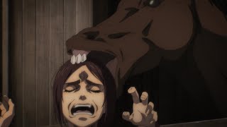 Horse tries to eat Gabi | Attack On Titan Final Season