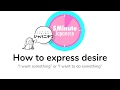 5 minute japanese lesson  how to express desire i want or i want to do