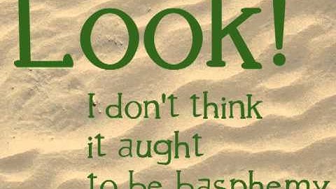 Kinetic Typography - Monty Python Jehova