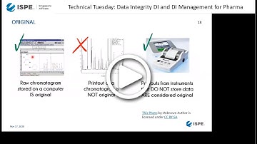 Technical Tuesday: Data Integrity DI and DI Management for Pharma