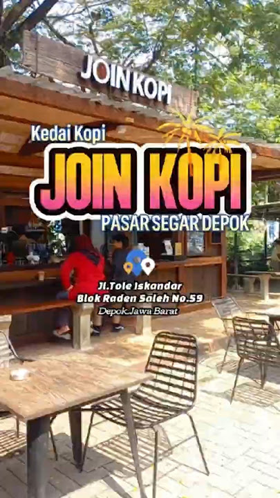 Kedai Kopi Sederhana tetapi Estetik|Join Kopi Depok #shorts #shortsvideo #kulinerdepok