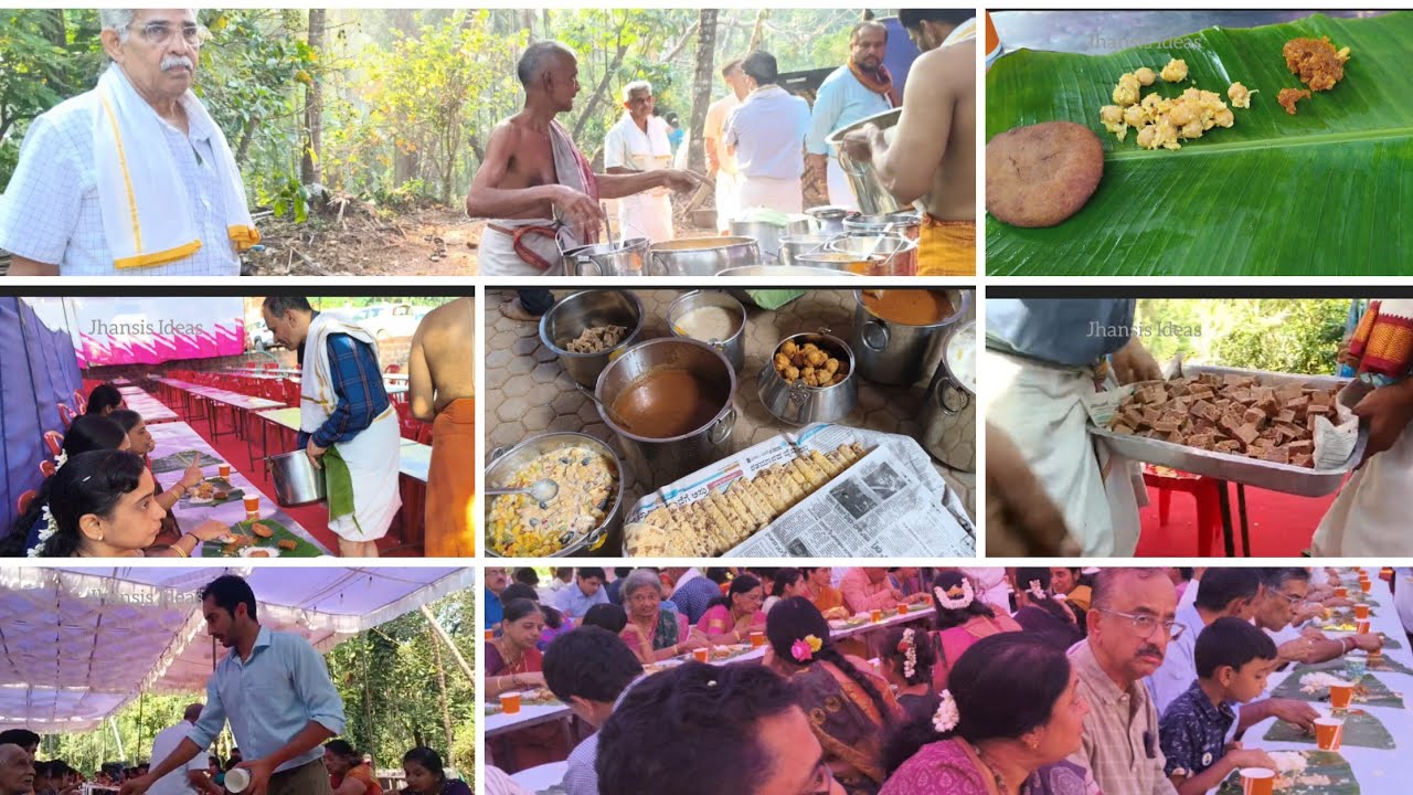 ದ. ಕ. ಹವ್ಯಕವಿಶೇಷ ಅಡುಗೆ ಊಟೋಪಚಾರ. ಸವಿಯಾದ ಭೋಜನ ಹೀಗಿತ್ತು