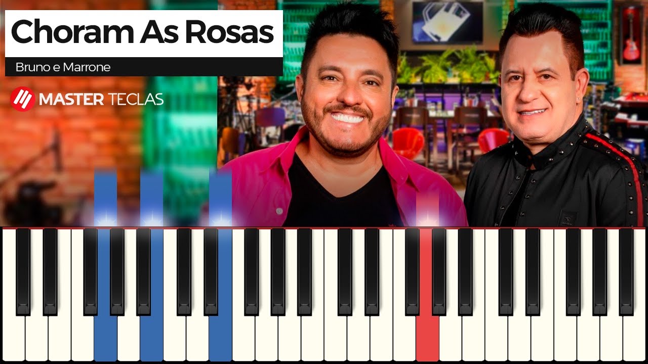 Choram As Rosas - Bruno e Marrone | Piano Tutorial