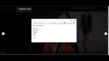 OVI Site Builder 001 Edit Map & Address Tutorial