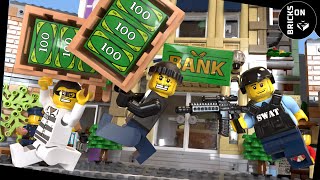 The Craziest Bank Robberies Ever TNT Bomb Squad SWAT Leog Police Catch Crooks K9 Unit Stop Motion