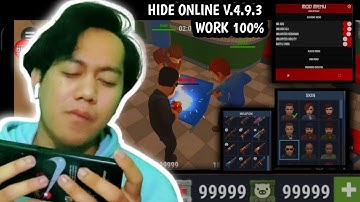 HIDE ONLINE V.4.9.3 LATEST MOD! UNLOCK ALL EMOTE SKIN PACKAGES! WORK 100% NO PASSWORD!!