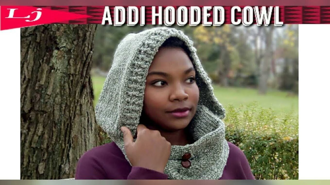 Hooded Knit Cowl  Circular Knitting Machine Patterns – Littlejohn's Yarn