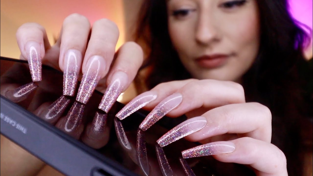 ASMR Tapping for Sleep & Relaxation 😴 long nails, no talking