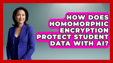 How Does Homomorphic Encryption Protect Student Data With AI? - Safe AI for The Classroom