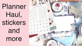 Planner Haul || Planner stickers ||