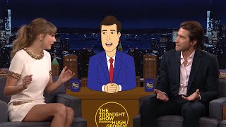 Taylor Swift and Jake Gyllenhaal Reunite on The Toonight Show Resimi