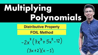 Multiplying Polynomials using Distributive Property and FOIL Method @MathTeacherGon