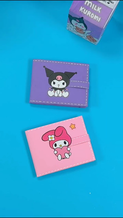 Dompet Kertas Kuromi & My Melody DIY! 🖤💖 Kerajinan Sanrio