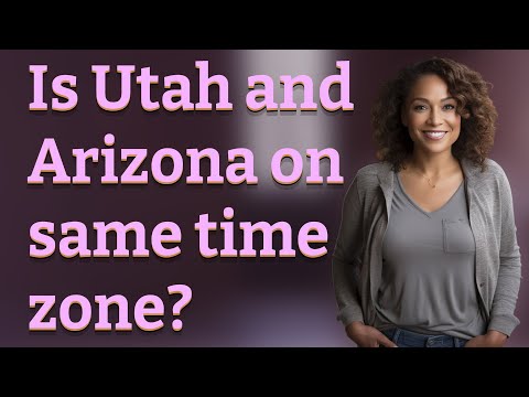 Utah Is In Which Time Zone
