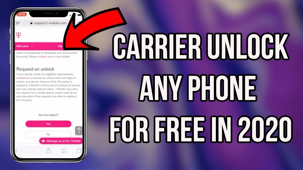 How To Carrier Unlock Your Iphone Or Android For Free Use Any Sim Card