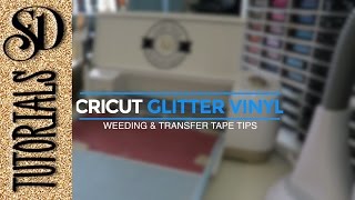 New To Vinyl - How to use Glitter Adhesive Vinyl 
