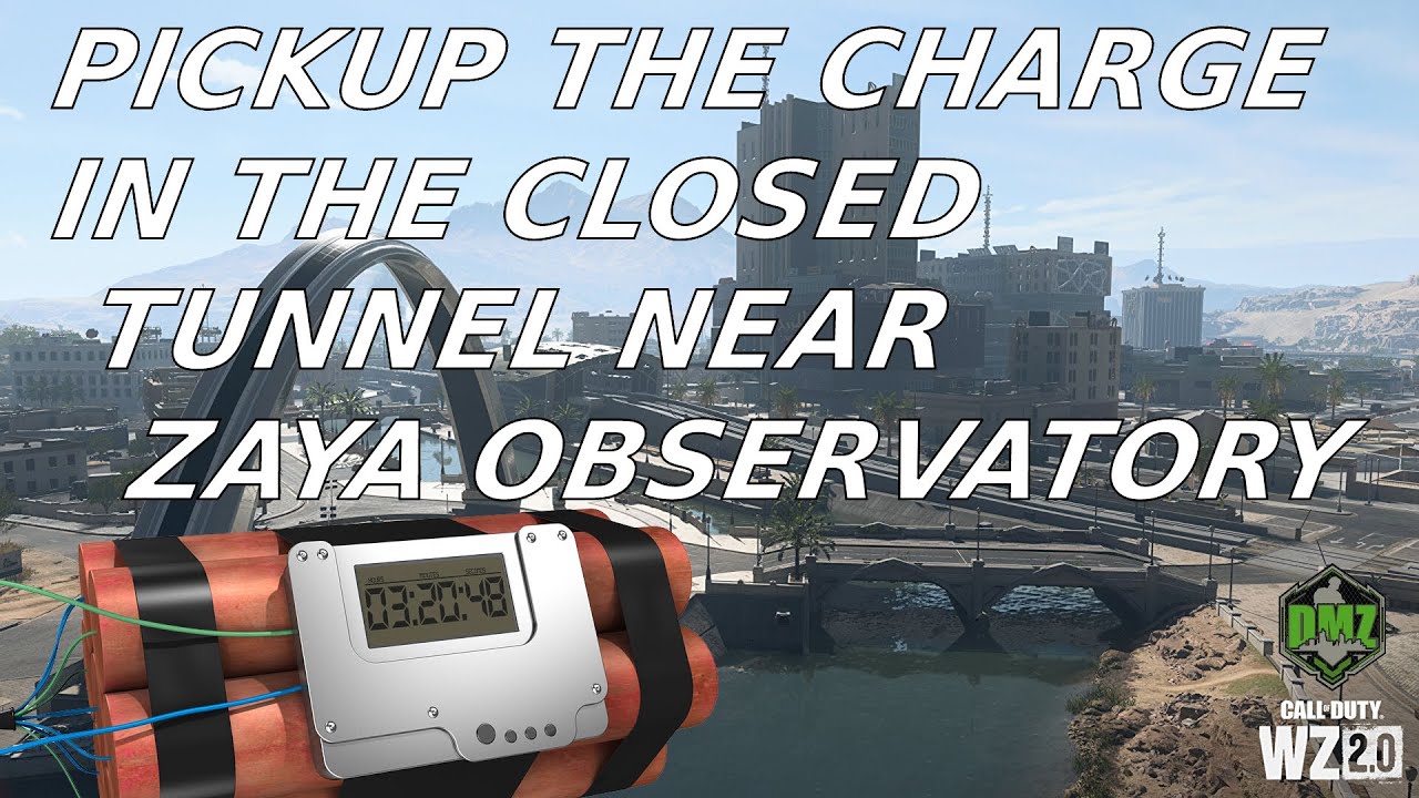 DMZ/ Pickup the charge in the closed tunnel near Zaya Observatory