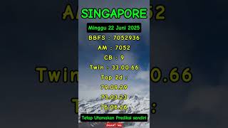 PREDIKSI SGP 22 JUNI 2025 | BOCORAN TOGEL SGP HARI INI | RUMUS EKOR SGP HARI INI