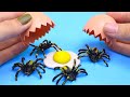 ASMR Stop Motion Cooking SPIDER EGG - Funny Stopmotion animation Satisfying videos