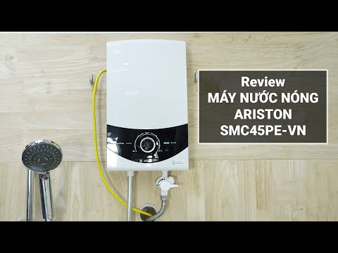 Review máy nước nóng Ariston SMC45PE-VN: Bơm vận hành êm, nhiều công nghệ đáng tiền