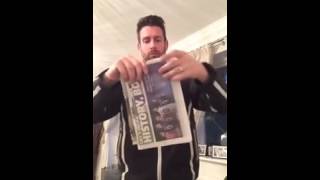 Таинственный фокус с газетой____Mysterious focus on newspaper Таинственный фокус с газетой____Mysterious focus on newspaper