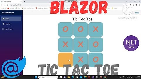 Blazor TIC TAC TOE | Blazor Game | TIC TAC TOE