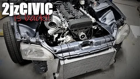 2jz Swapped Civic is BACK!