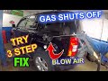 Fixing A Car Where The Gas Pump Keeps Shutting Off, 3 Step FIX