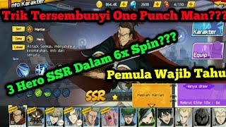 Tips Dan Trik Auto Dapet Hero SSR & Cara Cepat Mendapatkan Hero SSR - One Punch Man