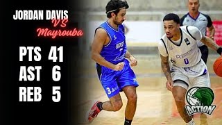 Jordan Davis highlights against Mayrouba || Antounieh VS Mayrouba 2023-2024