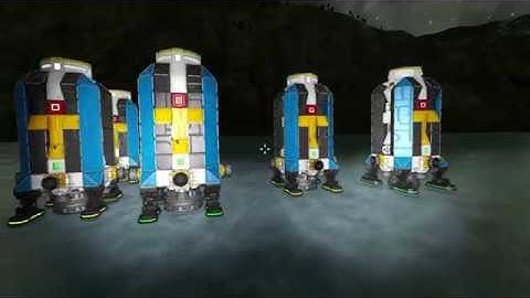 Space Engineers - DropPod - MultiDrop test