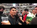 Mikey Garcia mobbed by fans at Canelo vs Saunders | Esnews boxing