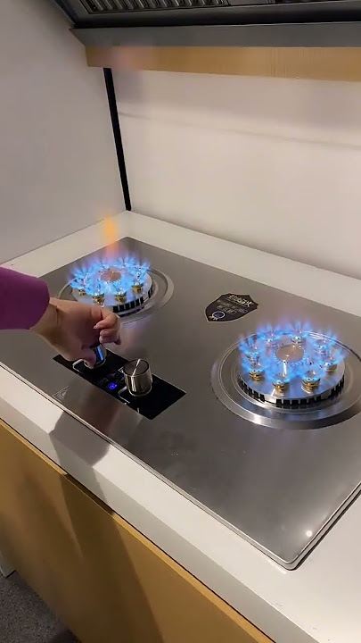 Liftable Double Gas Stove ( # 2338 ) 1️⃣ Product Link in Bio