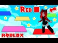 Jump On The RIGHT Color And WIN The Game! - Color Block Tower (Roblox)